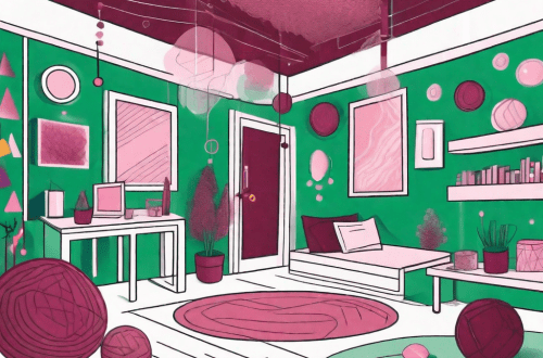A colorful and stimulating sensory room filled with various textures