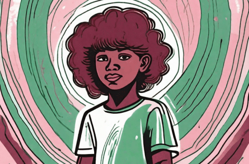 A child standing tall and strong