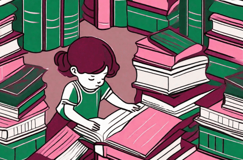 A child exploring a vast and colorful world of books