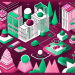 A colorful and engaging virtual world filled with interactive educational activities and games specifically designed for fifth graders