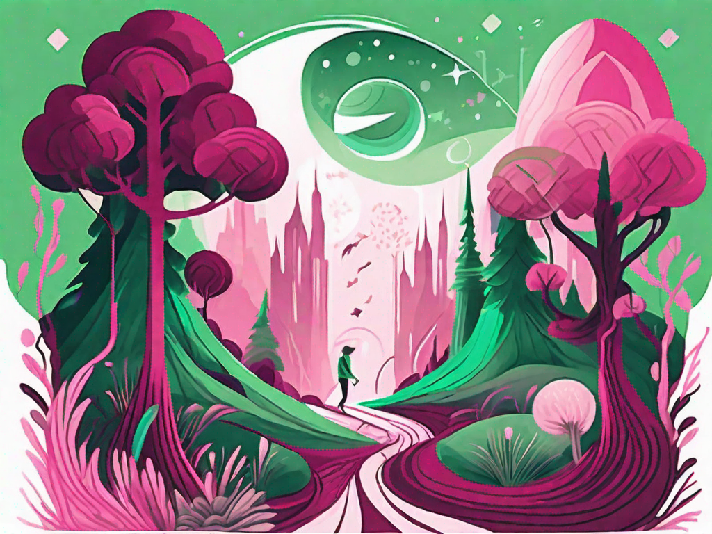 A magical world filled with vibrant landscapes